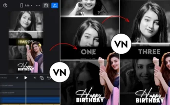 Happy Birthday Video Editing In Vn App